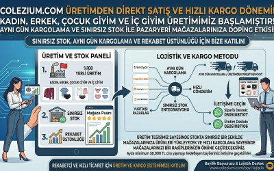 Kadın , Erkek ve Çocuk Giyim ve İç Giyim Üretimimiz Başladı