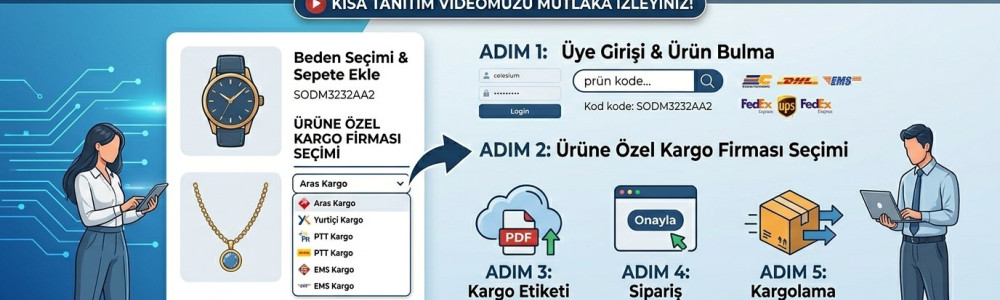 Colezium.com Sipariş Verme Aşamasında Üründe Kargo Seçimi