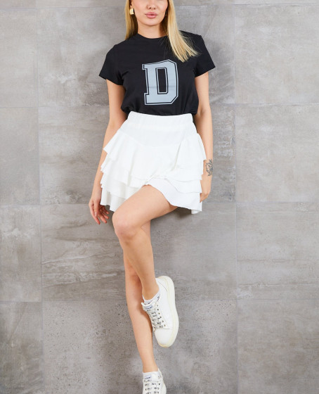Kadın D Baskılı T-shirt
