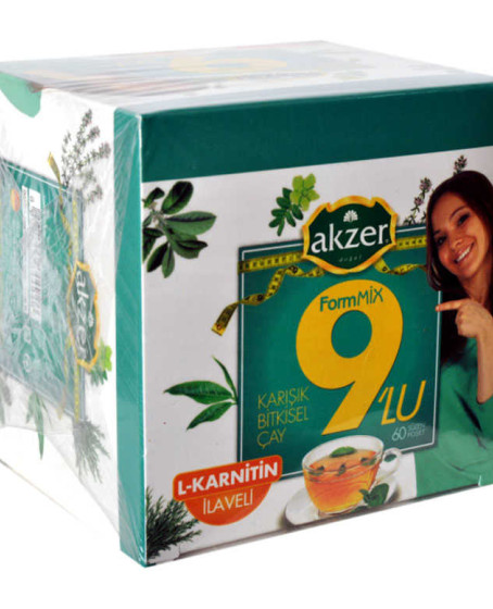 9lu Form Bitkisel Çay 60 Süzen Poşet