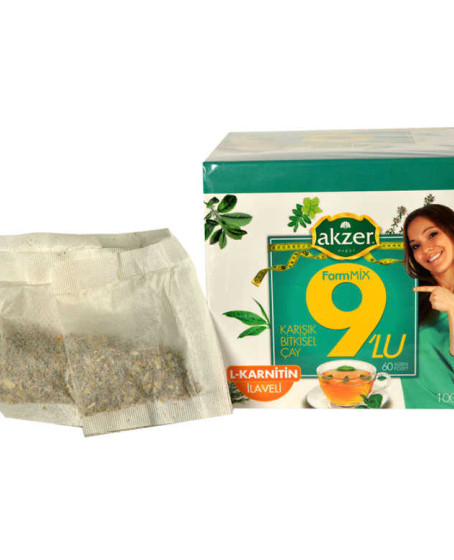9lu Form Bitkisel Çay 60 Süzen Poşet