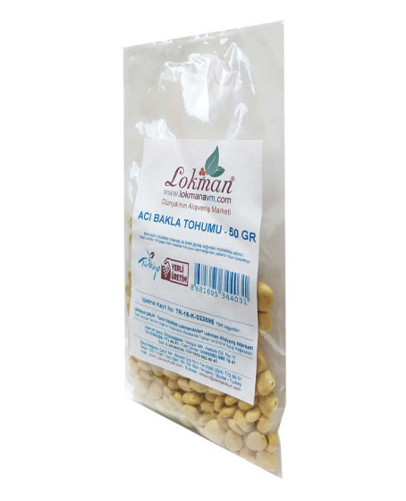 Acı Bakla Tohumu Yahudi Baklası Doğal 50 Gr Paket