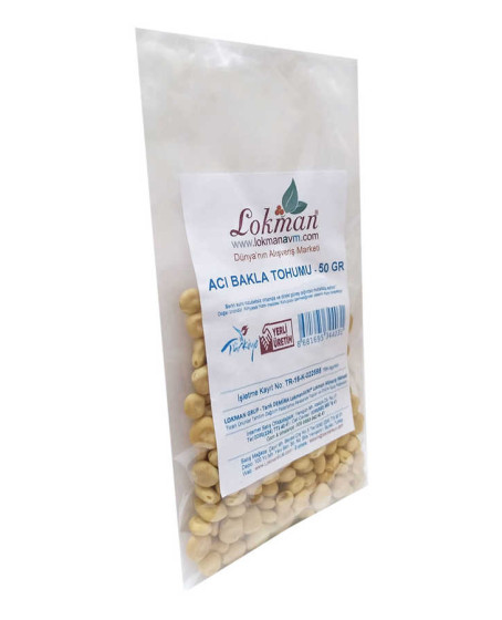 Acı Bakla Tohumu Yahudi Baklası Doğal 50 Gr Paket