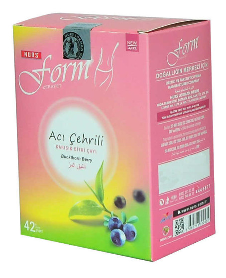 Acı Çehrili Zerafet Form Çayı 42 Süzen Poşet