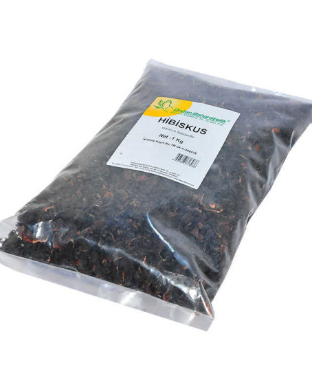 Afrika Bamya Çiçeği Hibiskus Mekke Gülü Doğal 1000 Gr Paket