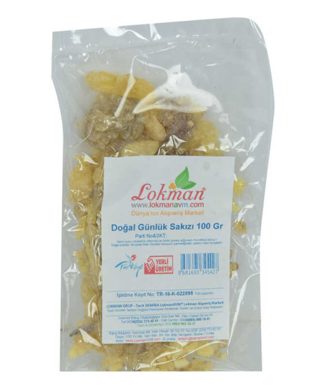 Ak Günlük Sakızı Doğal 100 Gr Paket Ak Günlük Sakızı Doğal 100 Gr Paket