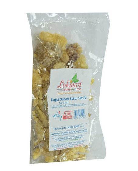 Ak Günlük Sakızı Doğal 100 Gr Paket Ak Günlük Sakızı Doğal 100 Gr Paket