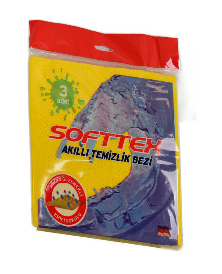 Akıllı Temizlik Bezi Mikro Gözenekli Emici Doku Karışık Renkli 3 Adet Akıllı Temizlik Bezi Mikro Gözenekli Emici Doku Karışık Renkli 3 Adet
