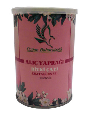 Alıç Yaprağı Doğal Teneke Kutu 100 Gr