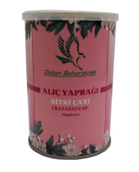 Alıç Yaprağı Doğal Teneke Kutu 100 Gr