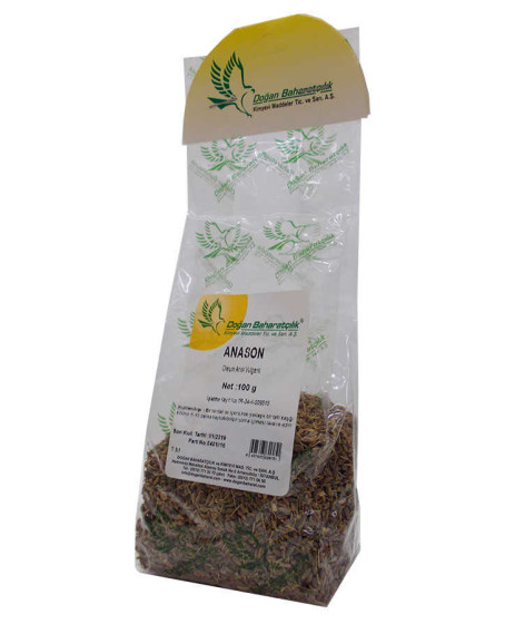 Anason Tohumu Doğal Tane 100 Gr Paket