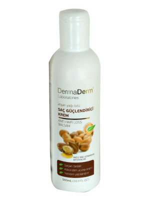 Argan Yağı Özlü Saç Kremi Keratinli (Tuz ve Paraben İçermez) 500 ML