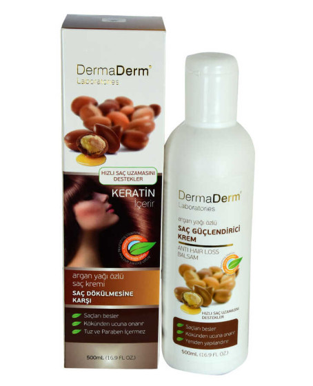 Argan Yağı Özlü Saç Kremi Keratinli (Tuz ve Paraben İçermez) 500 ML Argan Yağı Özlü Saç Kremi Keratinli (Tuz ve Paraben İçermez) 500 ML