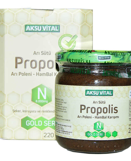 Arı Sütü Propolis Polen Bal Karışımı 220 Gr