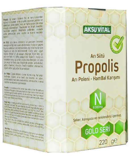 Arı Sütü Propolis Polen Bal Karışımı 220 Gr