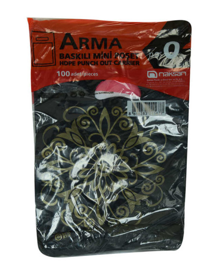 Arma Baskılı Mini Poşet Eczane Mağaza Dükkan Poşeti Karma Desen Renk 32X20 100 Adet No:0 Arma Baskılı Mini Poşet Eczane Mağaza Dükkan Poşeti Karma Desen Renk 32X20 100 Adet No:0
