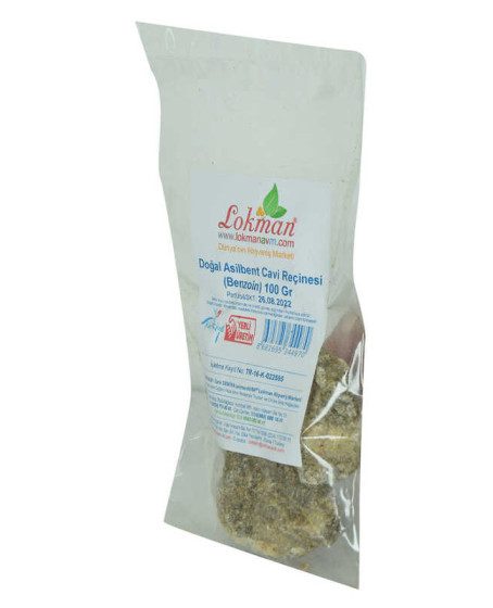 Asilbent Cavi Reçinesi Doğal Benzoin 100 Gr Paket