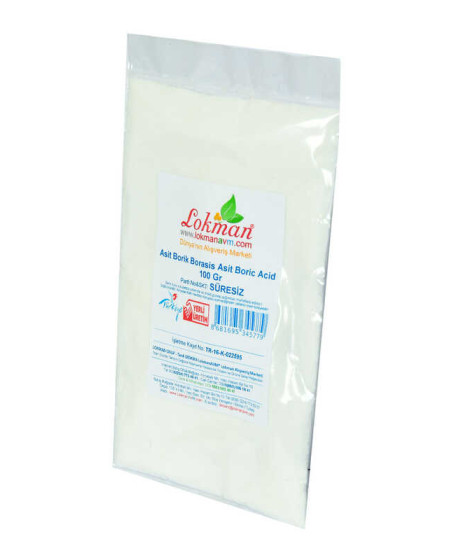 Asit Borik Borasis Asit Boric Acid 100 Gr Paket