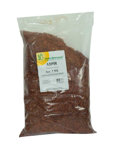 Aspir Otu Yalancı Safran Asfor Doğal 1000 Gr Paket