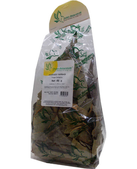 Avakado Yaprağı Doğal 50 Gr Paket