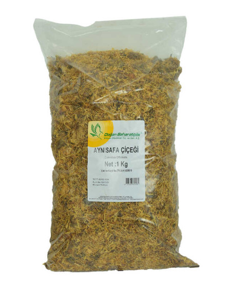 Aynısefa Çiçeği Portakal Nergisi Çiçeği Doğal Calendula 1000 Gr Paket