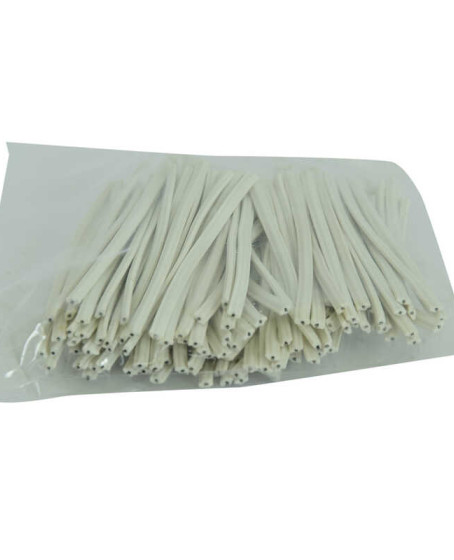 Bağlama Teli Tel Klips Pvc Kaplamalı Beyaz 100 Gr Takribi 100 Adetli 1 Paket