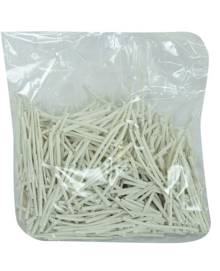 Bağlama Teli Tel Klips Pvc Kaplamalı Beyaz 500 Gr Takribi 500 Adetli 1 Paket Bağlama Teli Tel Klips Pvc Kaplamalı Beyaz 500 Gr Takribi 500 Adetli 1 Paket