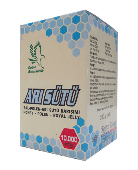 Bal Polen Arı Sütü Karışımı Normal Doz 10000 Mg