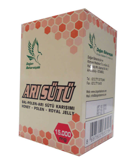 Bal Polen Arı Sütü Karışımı Süper Doz 15000 Mg
