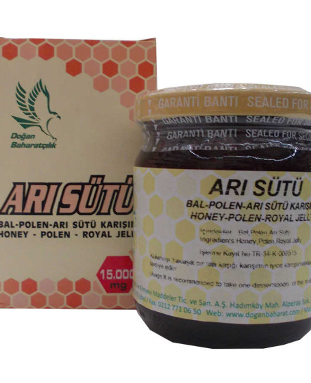 Bal Polen Arı Sütü Karışımı Süper Doz 15000 Mg