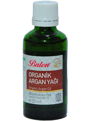 Argan Yağı Organik Soğuk Pres 50 ML Cam Şişe