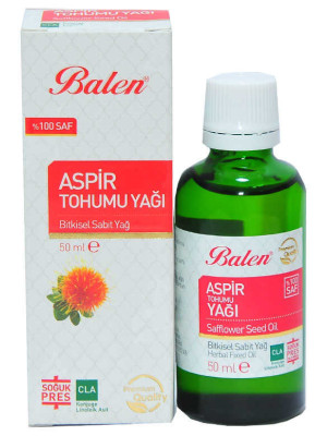 Aspir Tohumu Yağı Soğuk Pres 50 ML Cam Şişe