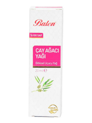 Çay Ağacı Yağı (Distilasyon) 20 ML Cam Şişe