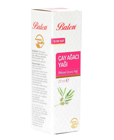 Çay Ağacı Yağı (Distilasyon) 20 ML Cam Şişe