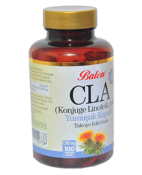 CLA Aspir Yağı (Konjuge Linoleik Asit) Yumuşak 100