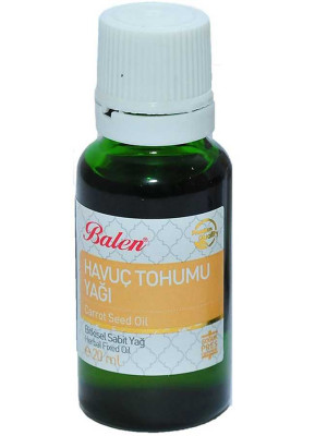 Havuç Tohumu Yağı Soğuk Pres 20 ML Cam Şişe