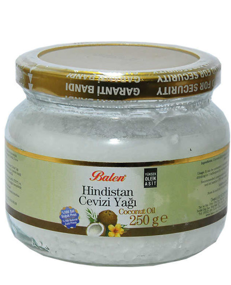 Hindistan Cevizi Yağı Soğuk Pres 250 Gr Cam Şişe
