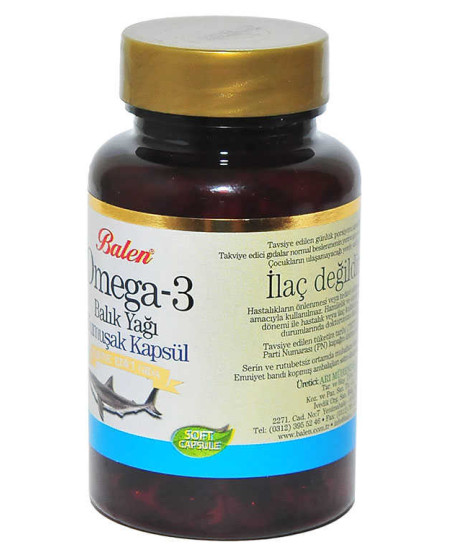 Omega 3 Balık Yağı Yumuşak 100