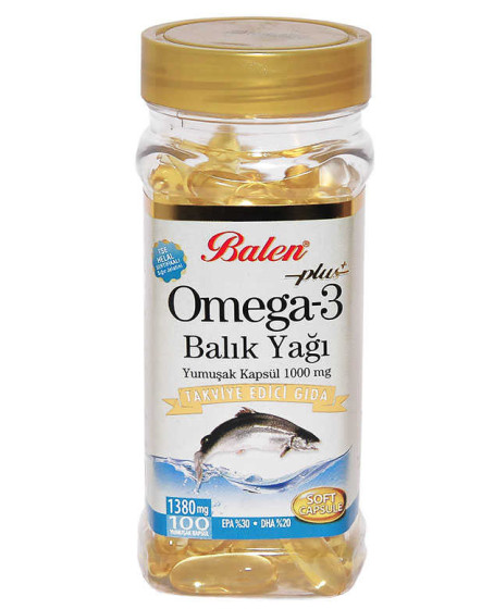 Omega 3 Plus+ Balık Yağı Yumuşak 100