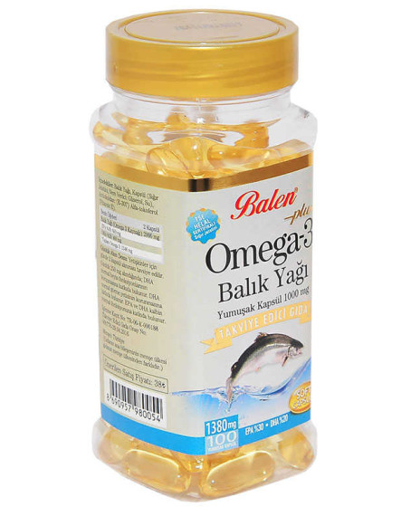 Omega 3 Plus+ Balık Yağı Yumuşak 100