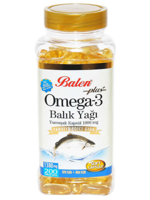 Omega 3 Plus+ Balık Yağı Yumuşak 200