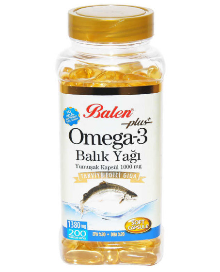 Omega 3 Plus+ Balık Yağı Yumuşak 200