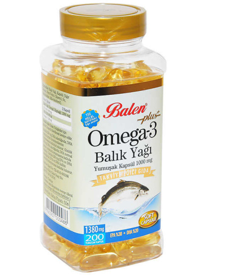 Omega 3 Plus+ Balık Yağı Yumuşak 200