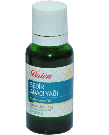 Sedir Ağacı Yağı (Distilasyon) 20 ML Cam Şişe