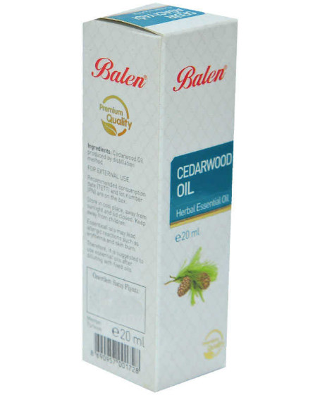 Sedir Ağacı Yağı (Distilasyon) 20 ML Cam Şişe