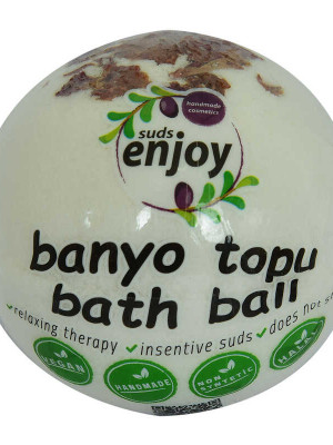 Beyaz Gül El Yapımı Banyo Küvet Topu Sabunu Beyaz 90-120 Gr