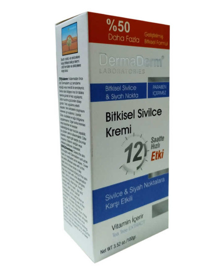 Bitkisel Akne Sivilce Kremi 100 Gr