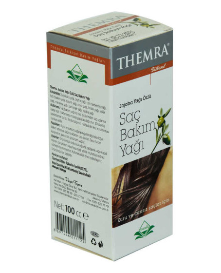 Bitkisel Jojoba Yağı Özlü Kuru ve Cansız Saçlara Bakım Yağı 100 cc