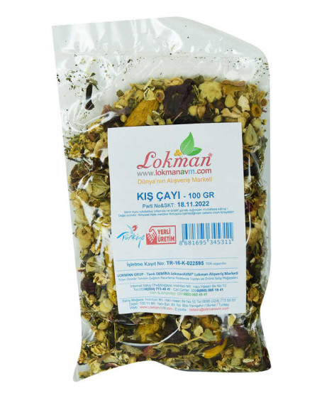 Bitkisel Karışık Osmanlı Çayı Kış Çayı 100 Gr Paket