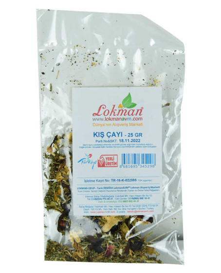 Bitkisel Karışık Osmanlı Çayı Kış Çayı 25 Gr Paket